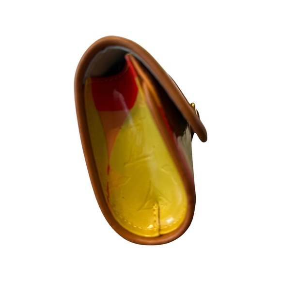 💯Louis Vuitton Rare Vintage long clutch vernis patent leather - Picture 2 of 13